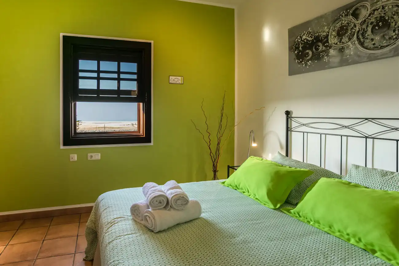 bed breakfast lanzarote habitacion verde Tinajo